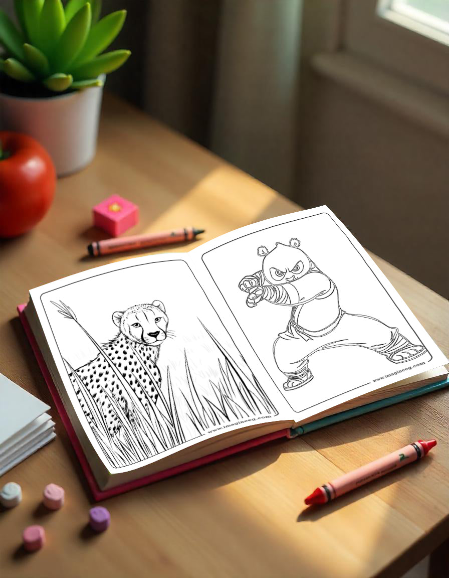 Animals coloring book