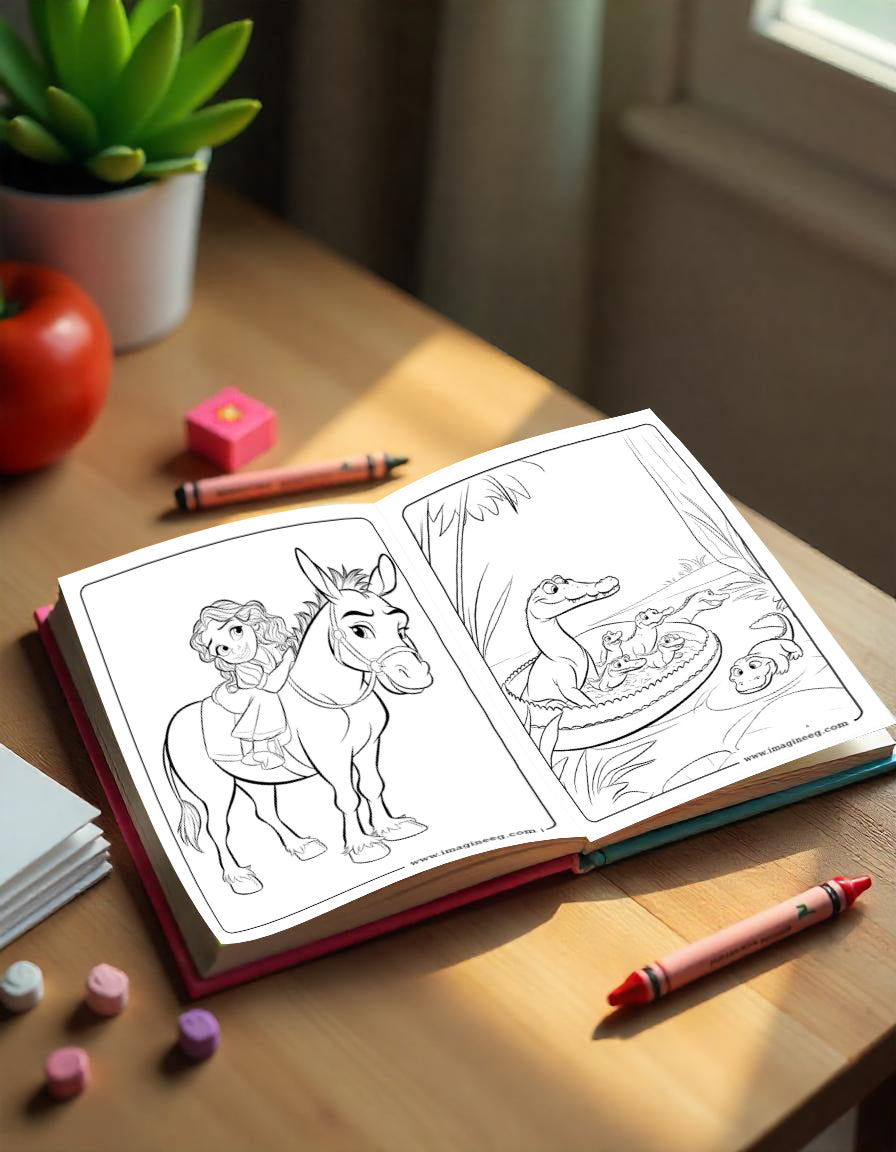 Animals coloring book