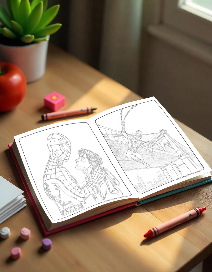Spiderman coloring book